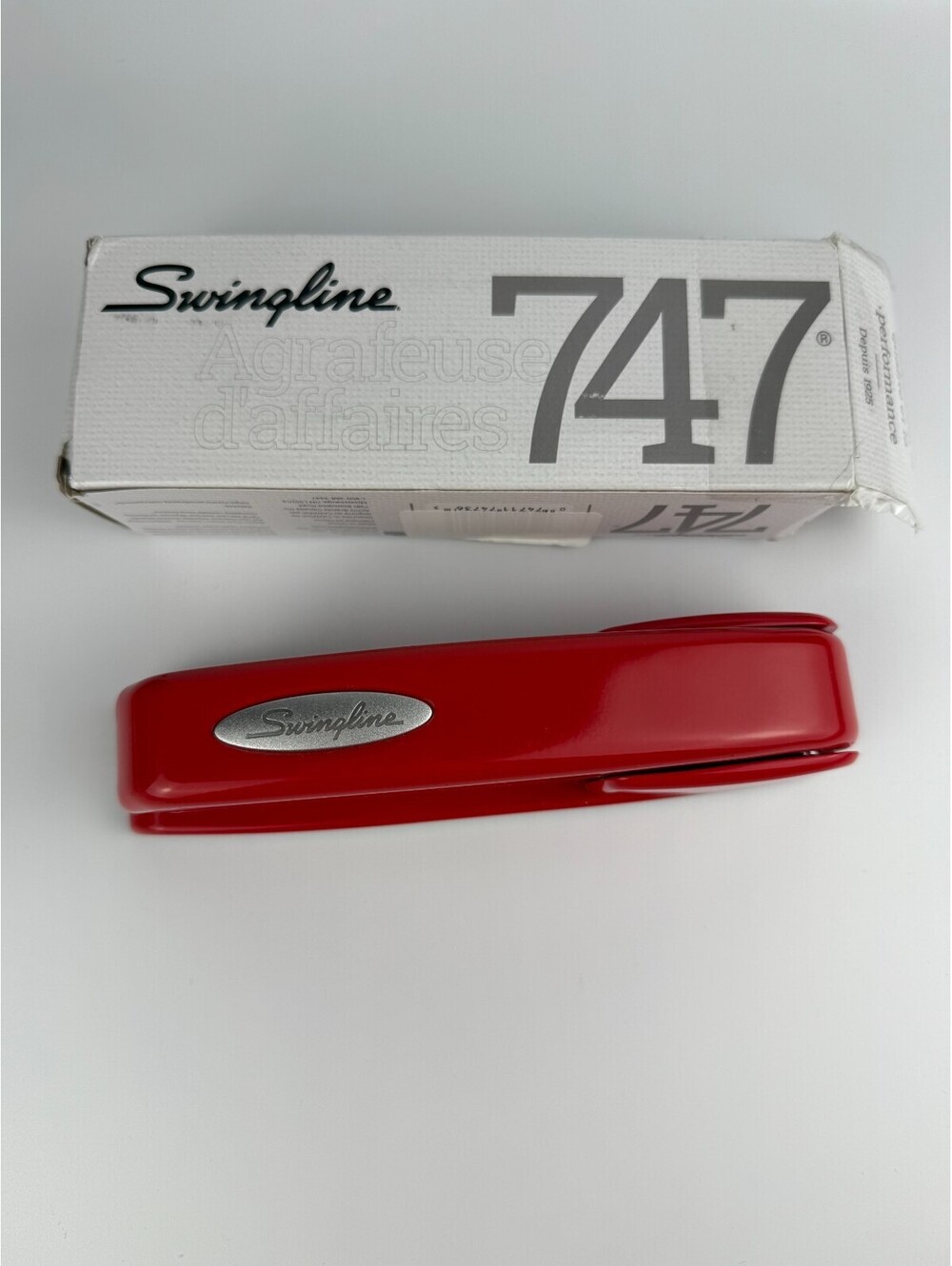 Swingline 747 Business Full Strip Desktop Stapler 30 Sheets Rio Red With Box